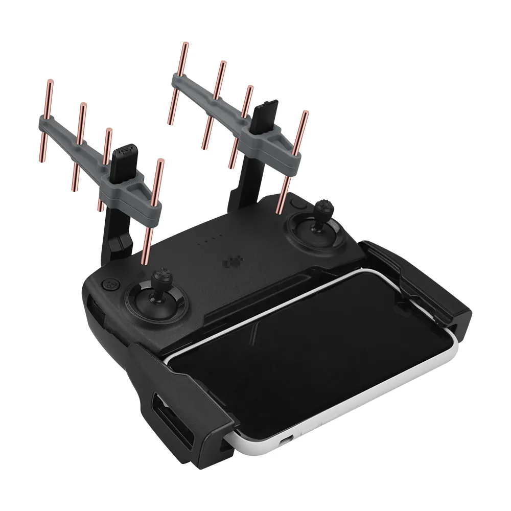 2 Pcs Yagi Antenna for Mavic 2 Mavic Mini Pro Phantom 4 Pro Transmitter Controller Signal Booster Range Extender 2.4G Accessory