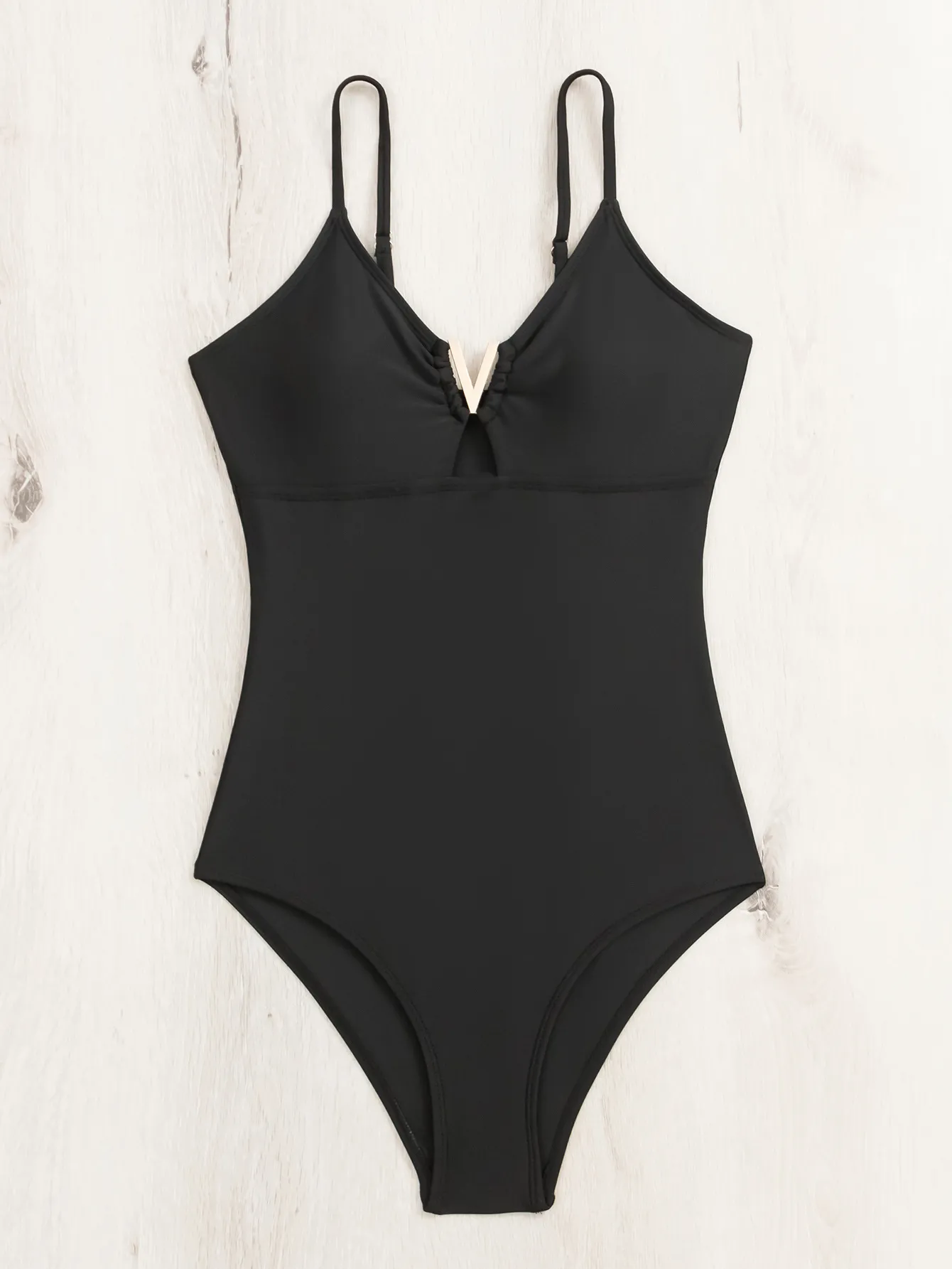 Bathing Suit for Women One Piece, Black Swimsuits Plus Size