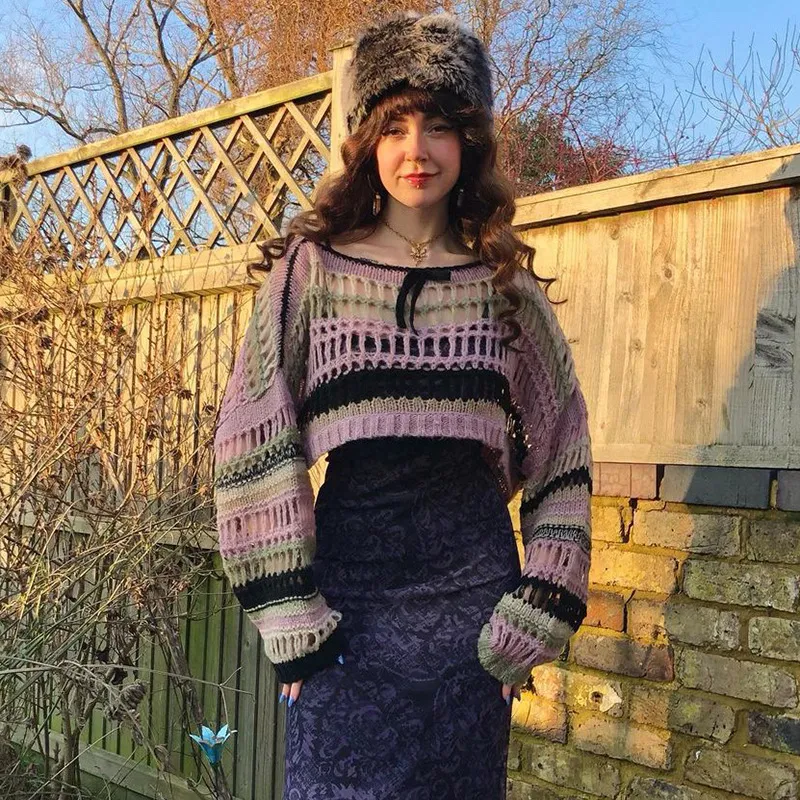 【hyke】2024SS　CROCHETED SWEATER CROCHETED SWEATER-クロチェットセーター-HYKE（ハイク）通販