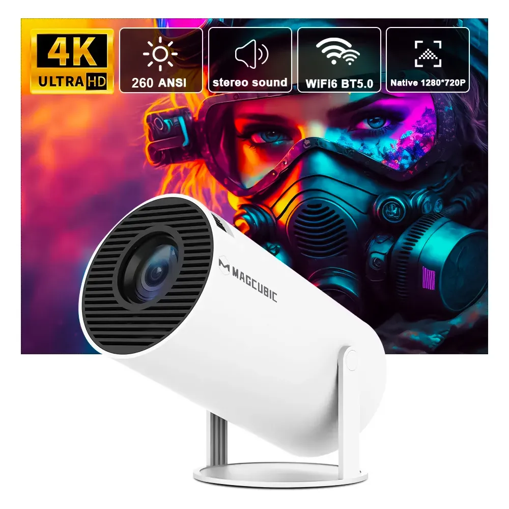 Magcubic HY300 4K Projector, Android 11, Dual Wifi6, 260ANSI Magcubic HY300 4K Projector, Android 11, Dual Wifi6, 260ANSI