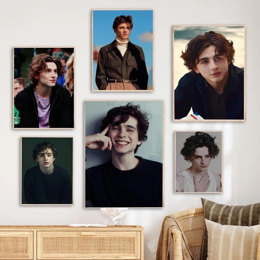Artistic Timothee Chalamet Art Print: Aesthetic Room Decor for Home ...