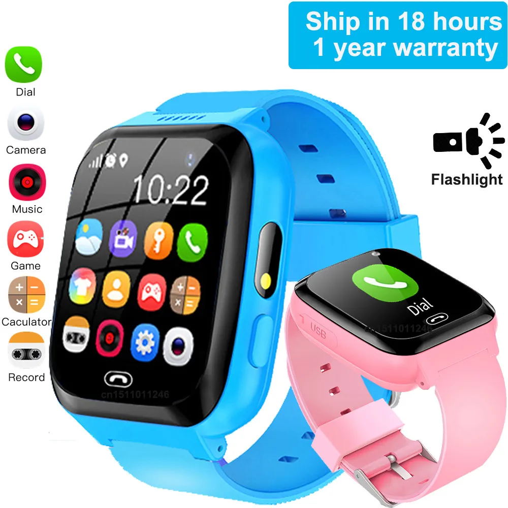 Kids Smartwatch with Touchscreen, Multi-Language, Built-in