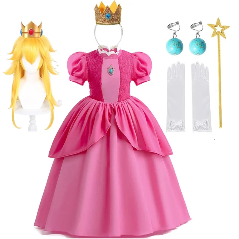 Peach Princess Cosplay Dress Girl Movie Role Playing... From Dang08, $27.86  | DHgate.Com