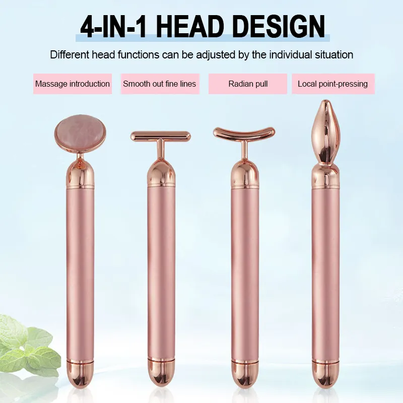 24K Gold Beauty Bar Electric Vibrating Rose Quartz Jade Roller Face Massager from Dhgate Massage Oils & Creams - price 30.16 24K Gold Beauty Bar Electric Vibrating Rose Quartz Jade Roller Face Massager from Dhgate Massage Oils & Creams - price 30.16