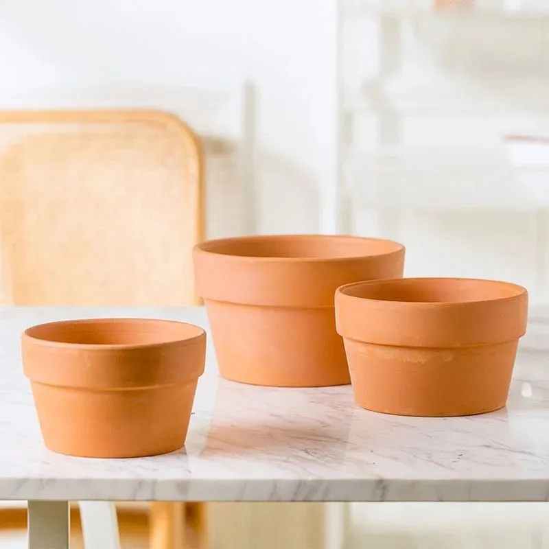 Small Terracotta Pots 4.5 Inch Shallow Clay Pots... From Ddmyday, $118.77 |  DHgate.Com