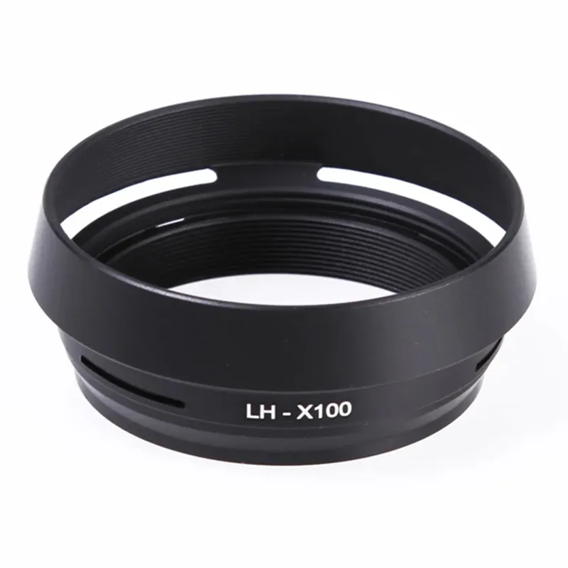 JJC LH-JX100 II Silver Metal Lens Hood/ 49mm Filter