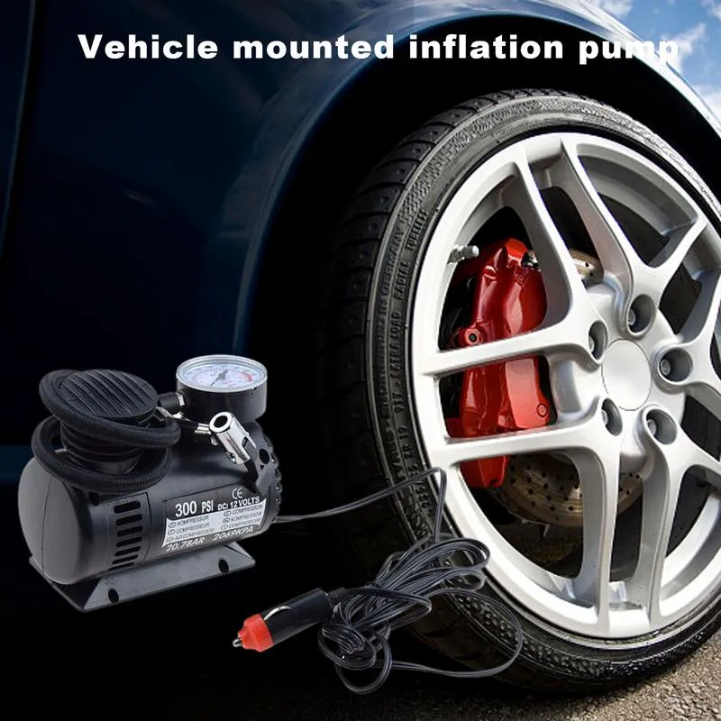 Car Tyre Inflator Air Compressor - Portable Tire Inflator, Car Air