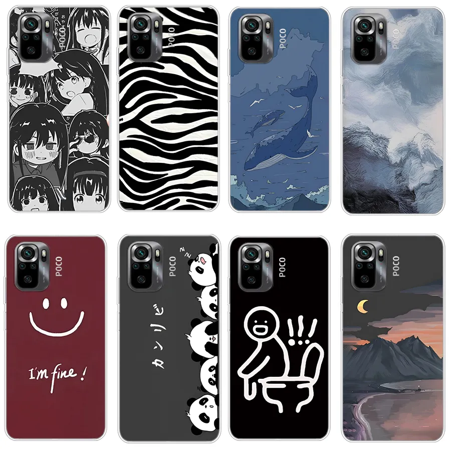 Soft-Touch Silicone Case for Xiaomi Mi Note 10/Mi Lite/Mi 9SE/Poco M5s:  Full 360° Protective TPU Cover