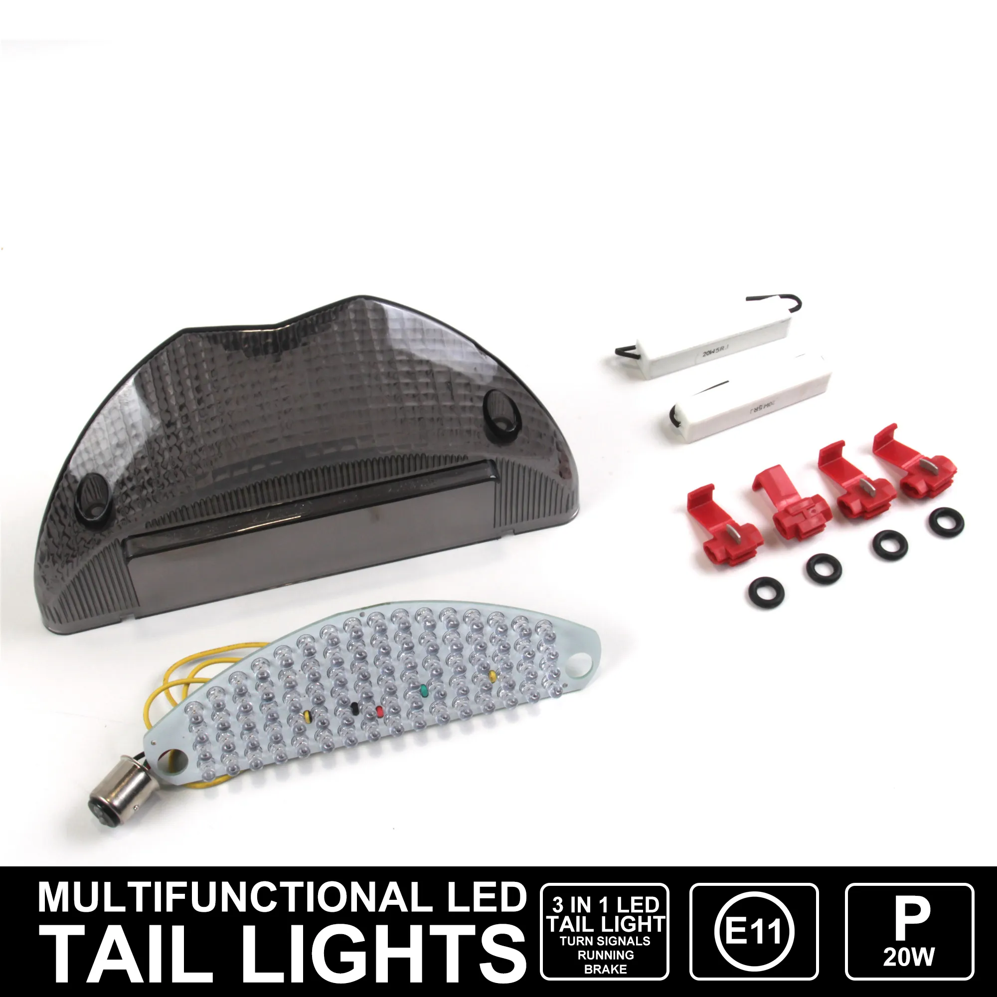 thumbnail image 2 of Smoke Led Integrated Tail Turn Signals Light For MV AGUSTA Brutale F4 R RR 10-16 2 of 14