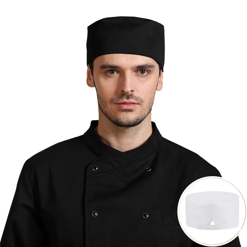 Head Cap Kitchen Chefs White Hat Breathable Mesh Culinary Cap, Korean... From Men ...