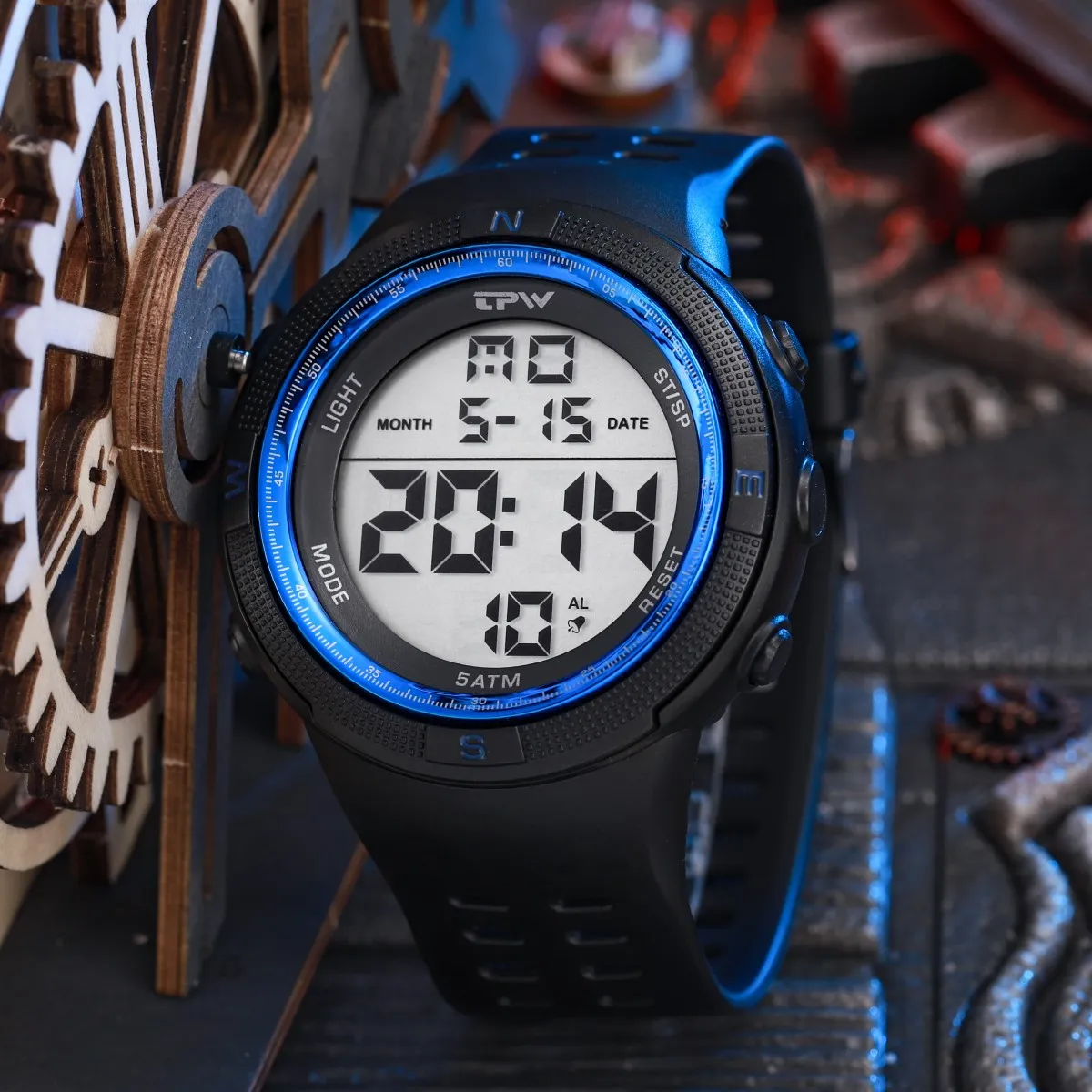 Mens big face digital watches hot sale