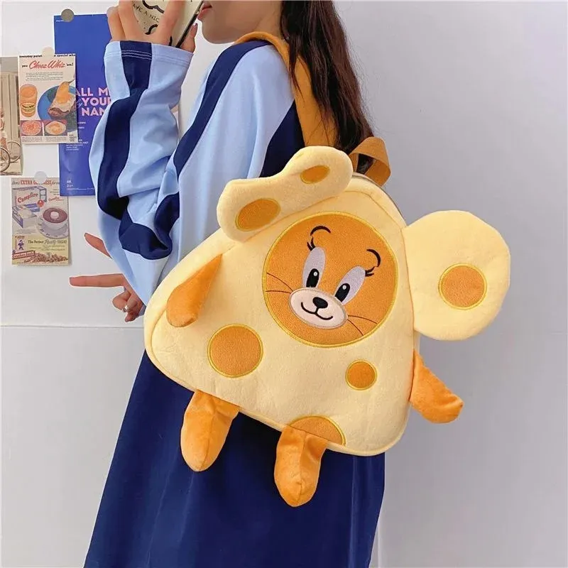 Kawaii Cheese Cute Stuffed Animal Backpacks Large Capacity Tote Bag For Kids Students And Adults Cute And Funny Shoulder Bag Perfect Birthday Gift For Girls From Ddmycrazy 55.42 DHgate.Com