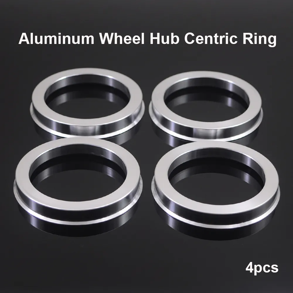 4 Pcs Car Hub Centric Rings OD 72.6mm to ID 71.1