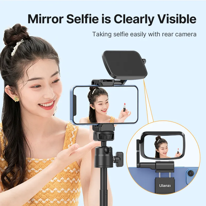 mirror selfie stick camera