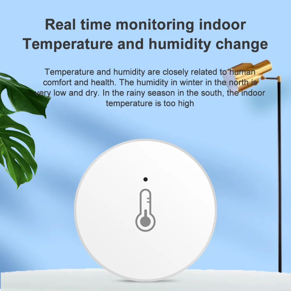 Tuya ZigBee Smart Temperature and Humidity Sensor Indoor Thermometer ...