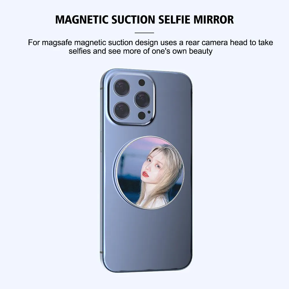 Phone Rear Camera Mirror See How You Look In Rear Camera For High Definition Photos (Black - View #3