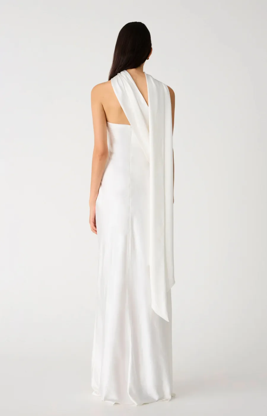 green emerald velvet dress White Satin Long A-Line Prom Dress, Simple A-Line Evening Dress with S main image 0