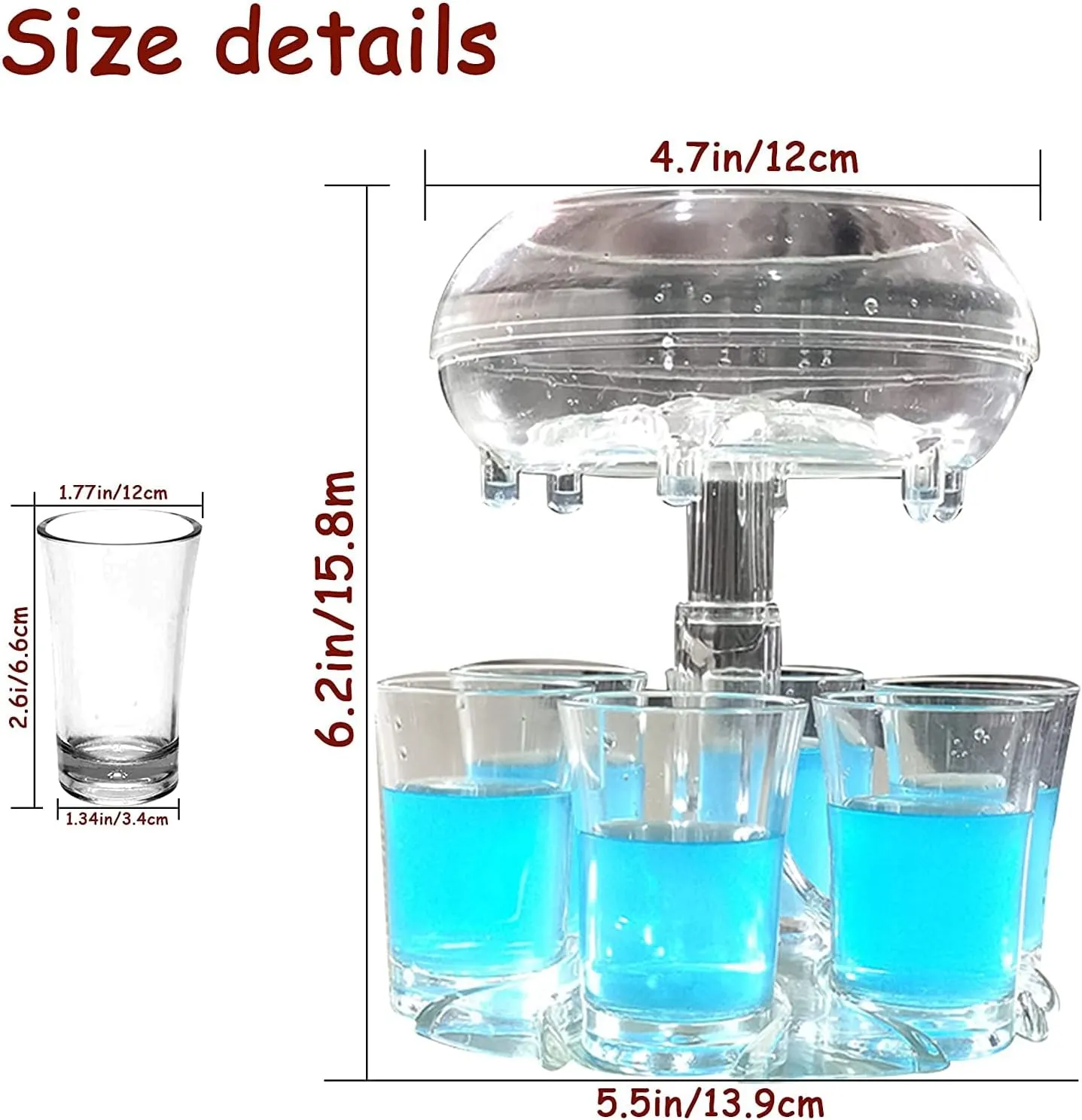 Cocktail Prep Containers Beverage Containers For Parties Acrylic 6 Cup... From Ddmydec, $150.48 ...