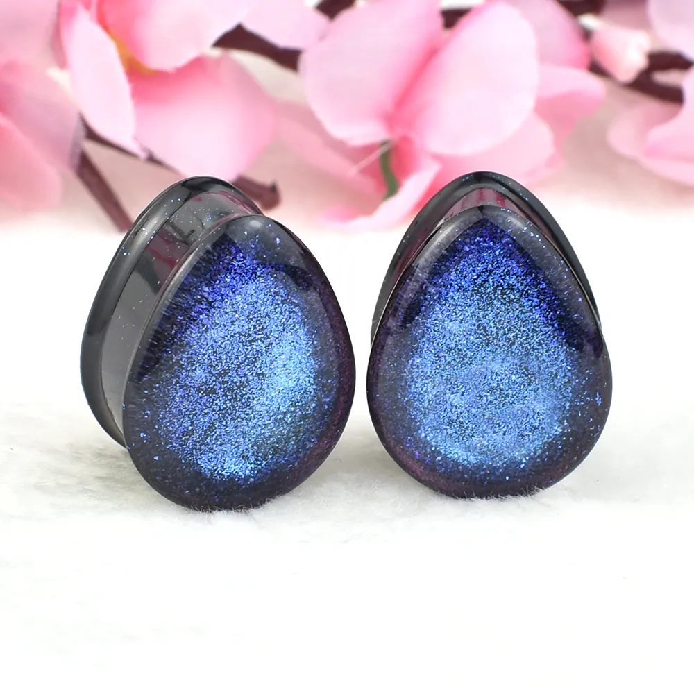 Teardrop ear gauges deals
