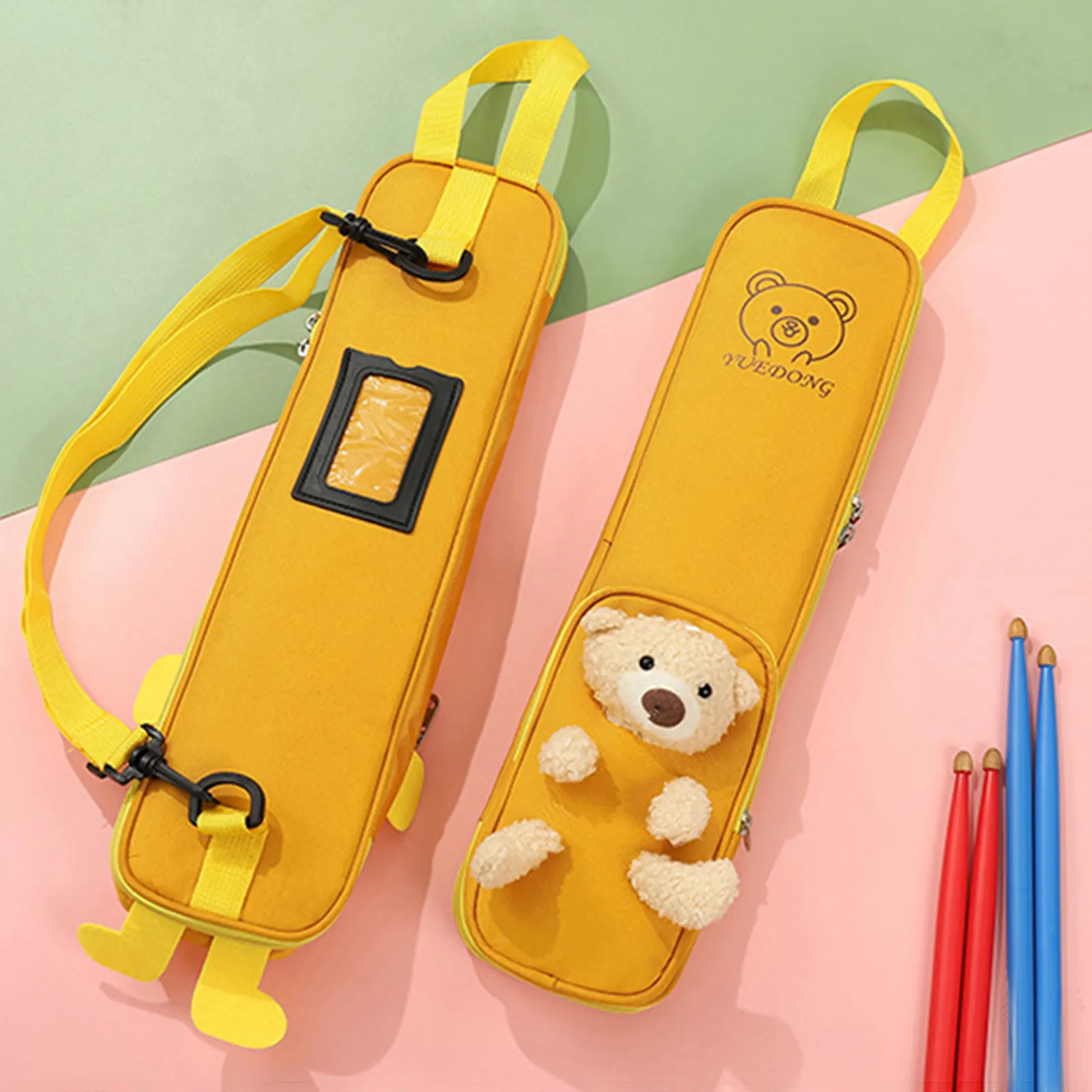 Sac à Baguettes Batterie IRIN 600D Oxford - Porte Baguettes Résistant à L'Eau Avec Crochet Et Compartiments