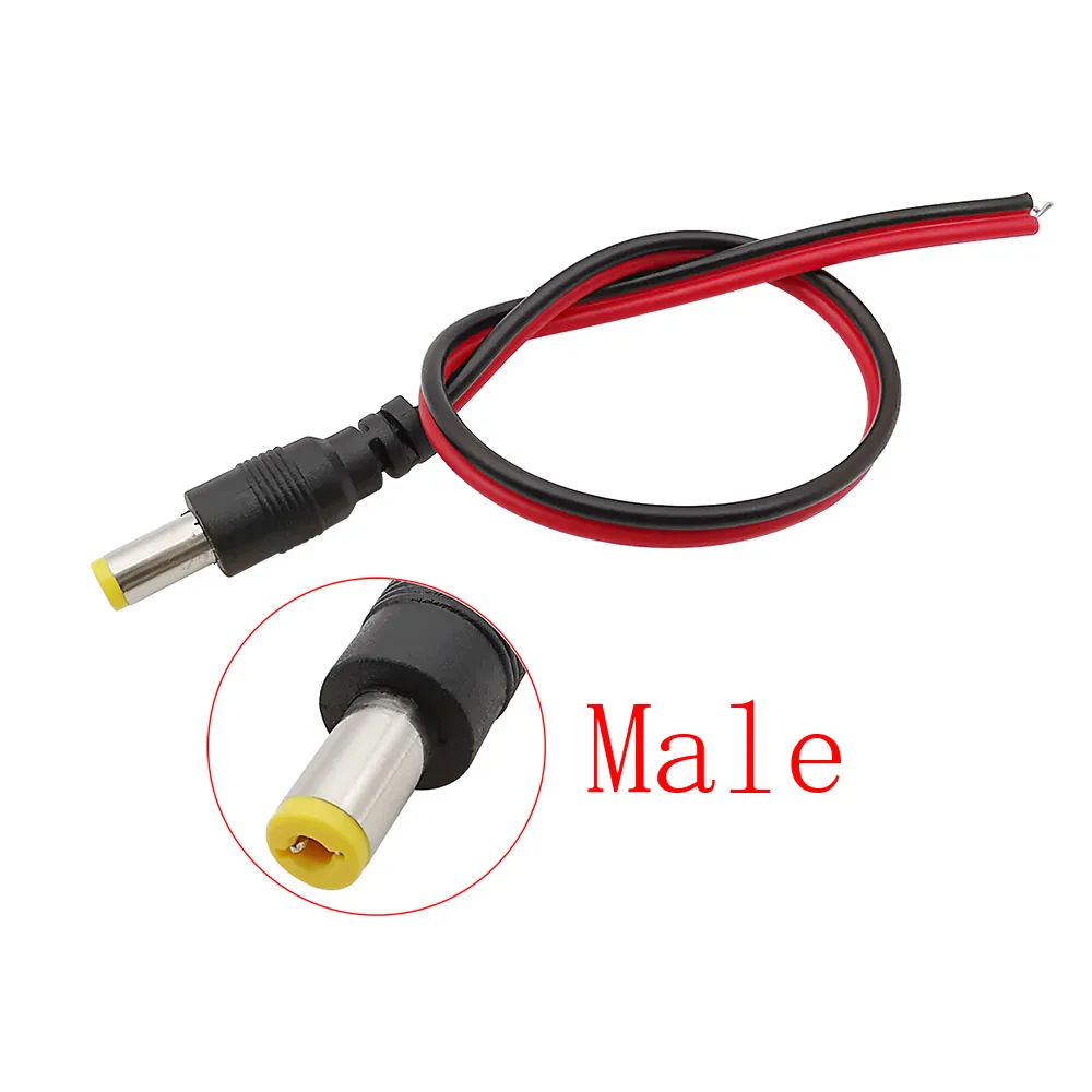 thumbnail image 2 of TNE 5.5 X 2.1mm DC Power Adapter Plug – Hollow Male To Female Coupler 2 of 5