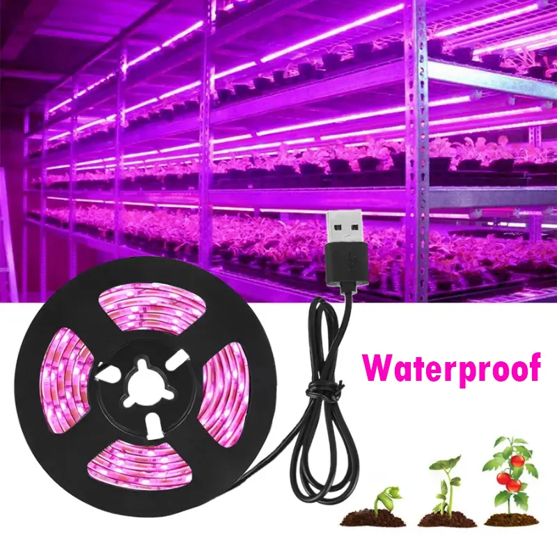 DHgate.com:Waterproof Full Spectrum LED Plant Grow Light with USB for ...
