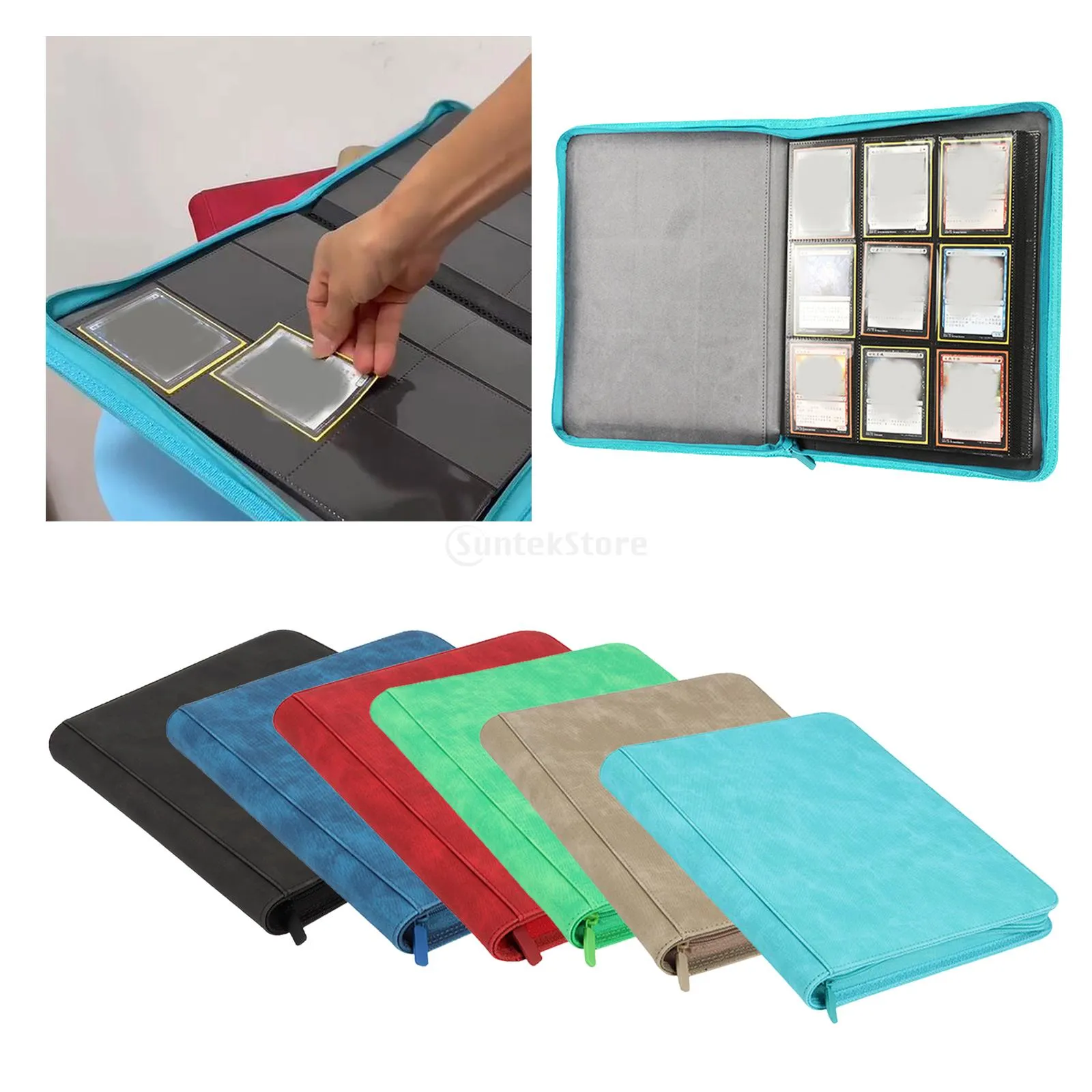binder baseball card holders Baseball Card Binder 2025 Sports Trading Card with Sleeves Holder Albu –  Toytooth main image 0