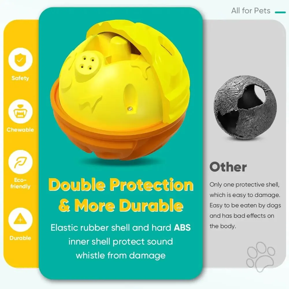 Teeth-resistant whistle sound ball Teeth-resistant whistle sound ball