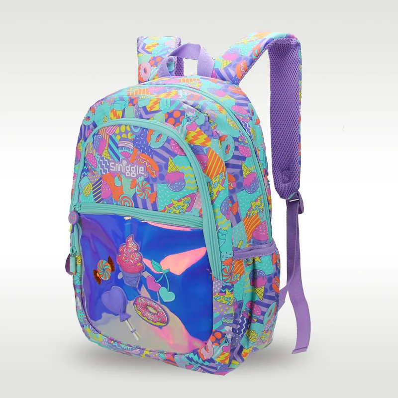 Colorful Ice Cream Kindergarten Backpack For Girls Smiggle Original Hot Selling Schoolbag Sweet And Cute 16 Inches From Ddmyday 20.17 DHgate.Com