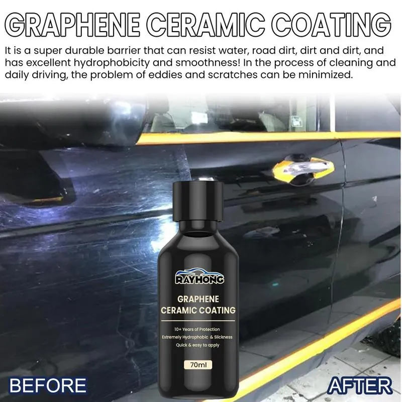 thumbnail image 2 of 70ml Graphene Ceramic Car Coating Kit - Long Lasting High Gloss & Shine Protection 2 of 6
