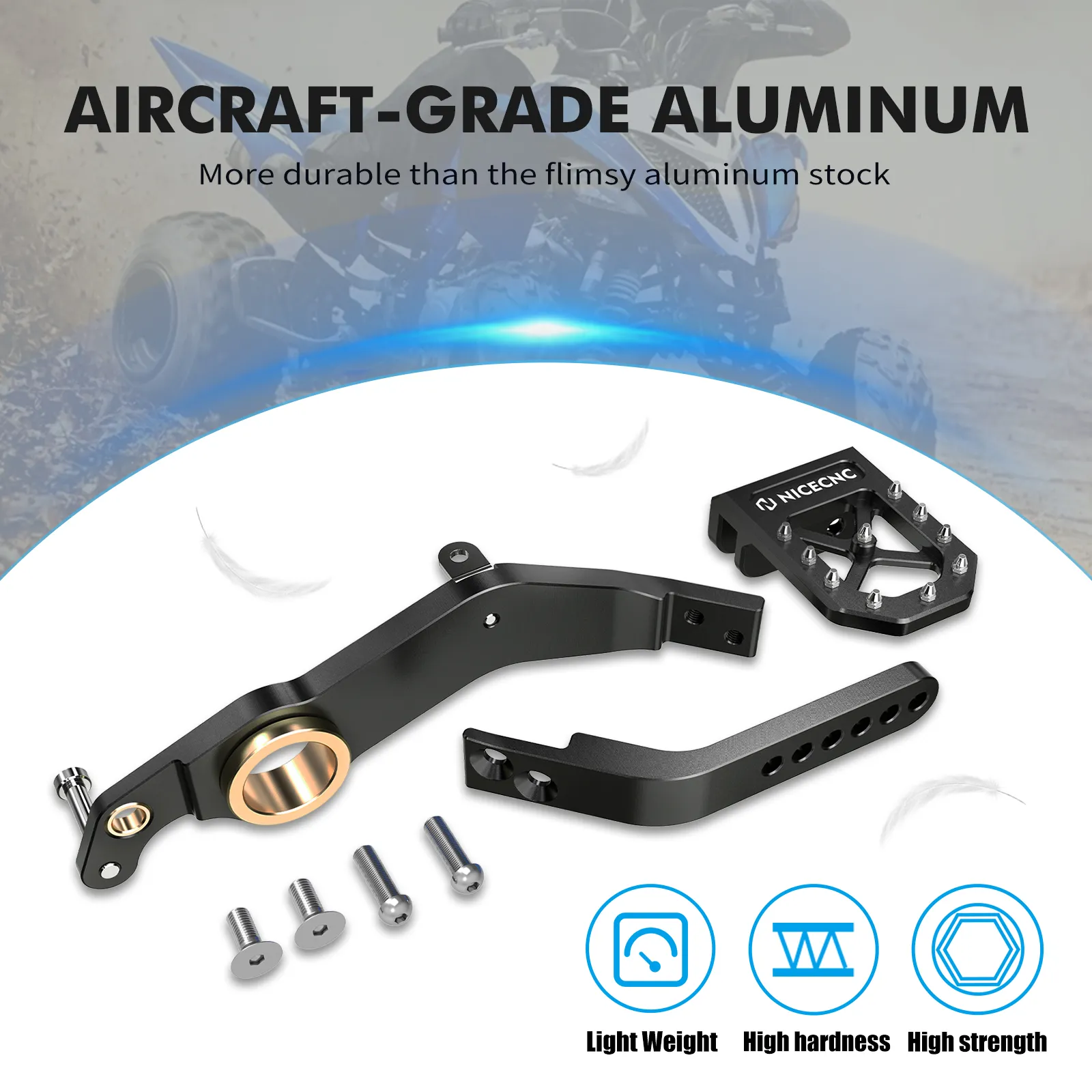 SFriding Pedal De Cambio Pedal De Freno Palanca De Pedal Para Yamaha Raptor 700 Raptor 700R 2006 2021, 1PE F7211 00 00, 1S3 27211 00 00, 1S3  27211 10 00, 1PE E8110 00 00, 1S3 27211 10 00 - View #7