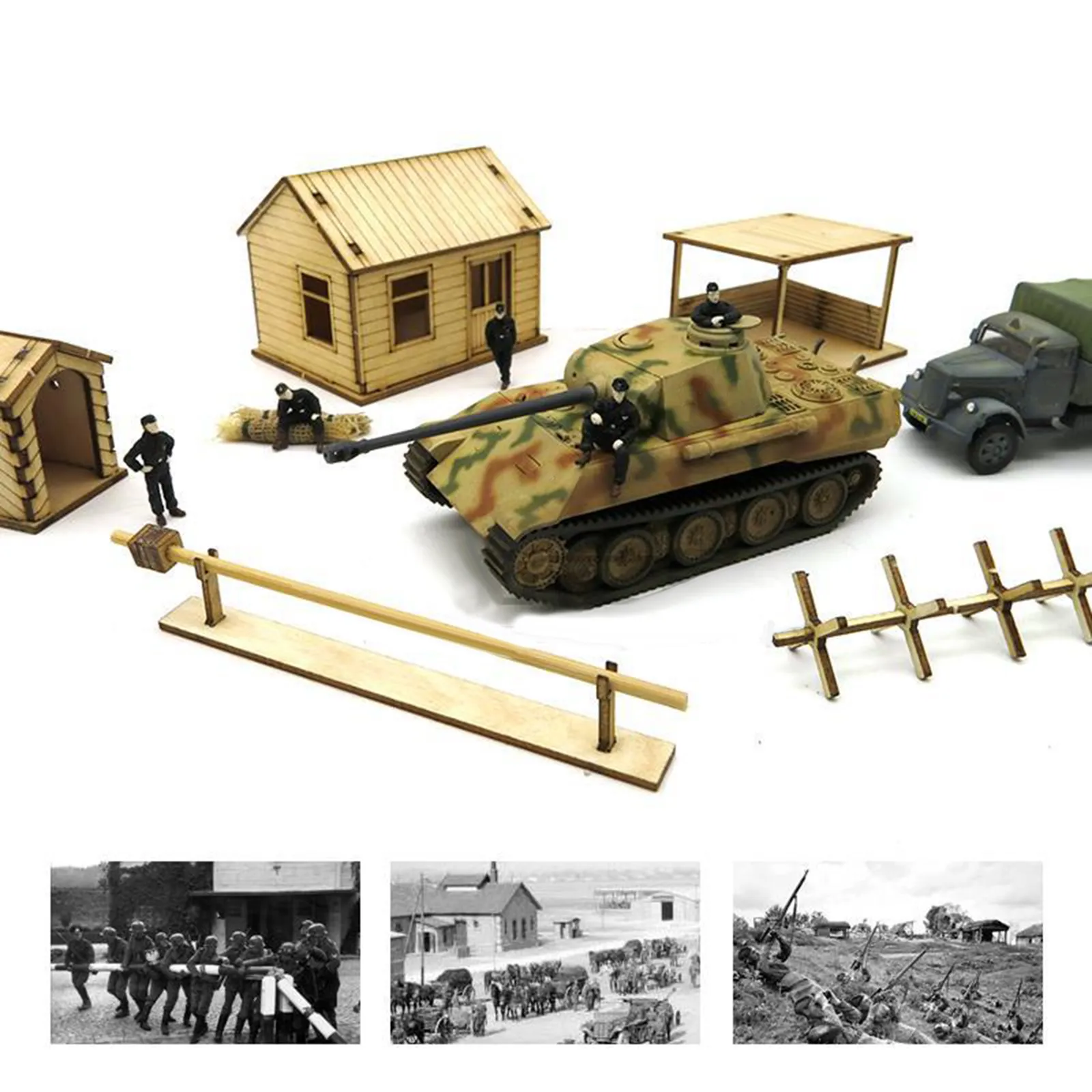 Wooden Cabin 3D Puzzle | DIY Architectural House Model for Railway ...
