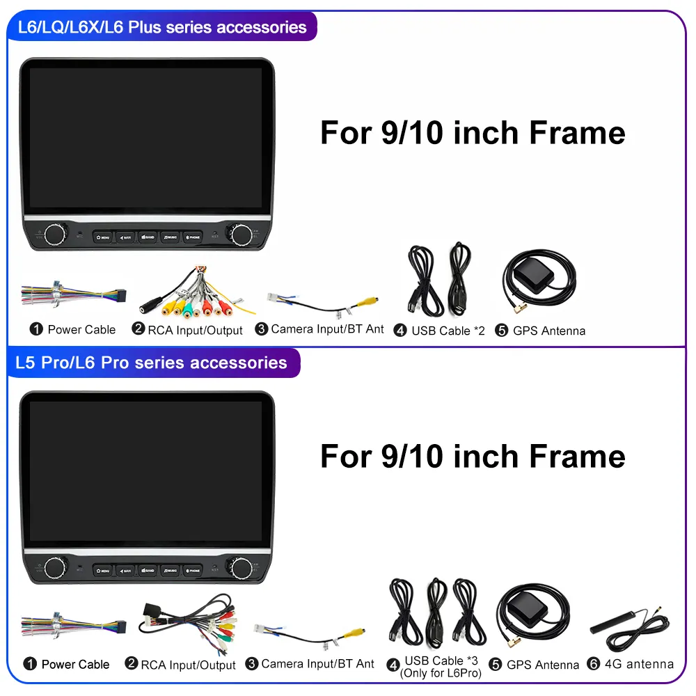 DHgate.com:2024 LEHX L6 Pro Android Auto Car Stereo: 2 Din Multimedia ...