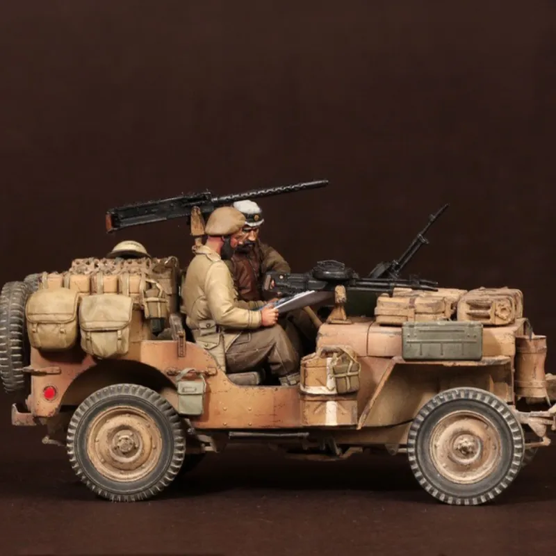 1/35 Resin Model Kit – US Tank Crew (4 Figures) Unassembled & Unpainted
