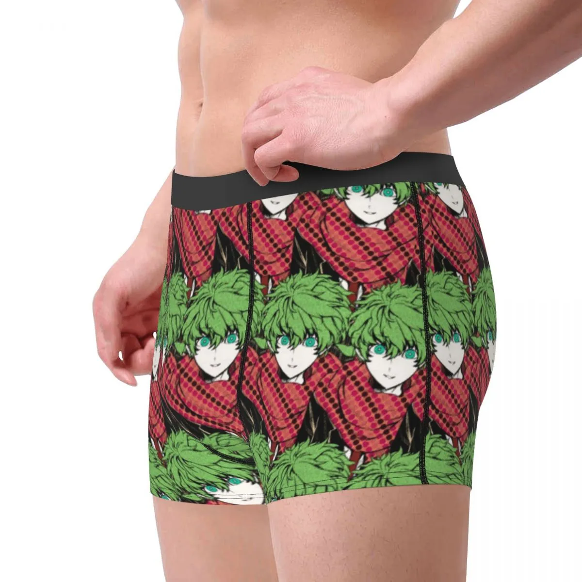Breathable Anime Boxer Briefs for Men - Sou Hiyori YTTD Shorts Panties  (S-XXL)