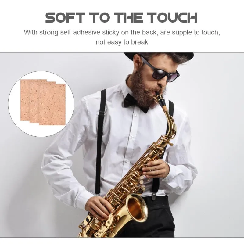 Lightweight Sax Neck Sheet, Thin Tenor Cork, Saxophone Cork, For