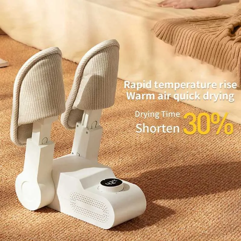 Electric Shoe Dryer: Adjustable Foldable Warmer for Shoes, Boots, and  Accessories