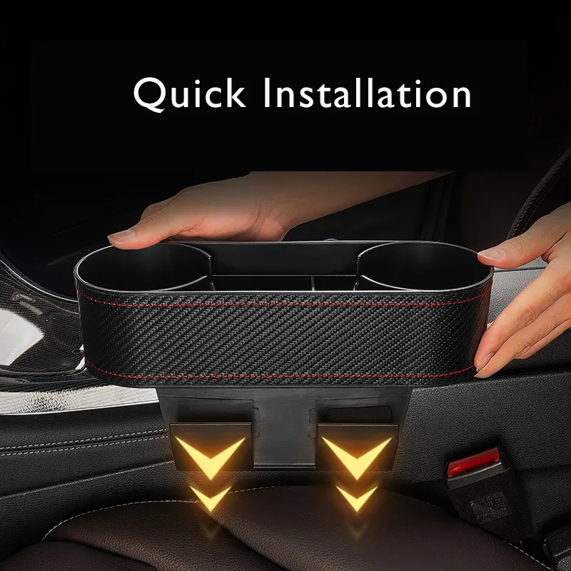 Accesorio Viaje Automóvil Car Seat Gap Filler Organizer -No Drop Seat Guard, Side Gap Filler For Car, SUV, And Almacenamiento Coche Práctico