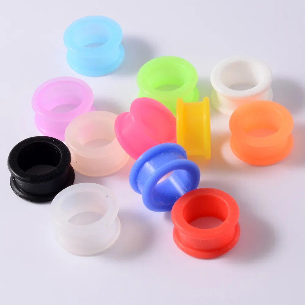 Túneles De Silicona Para Orejas - 20 Piezas, Tamaños 4mm A 20mm, Expansores Flexibles Para Hombre Y Mujer