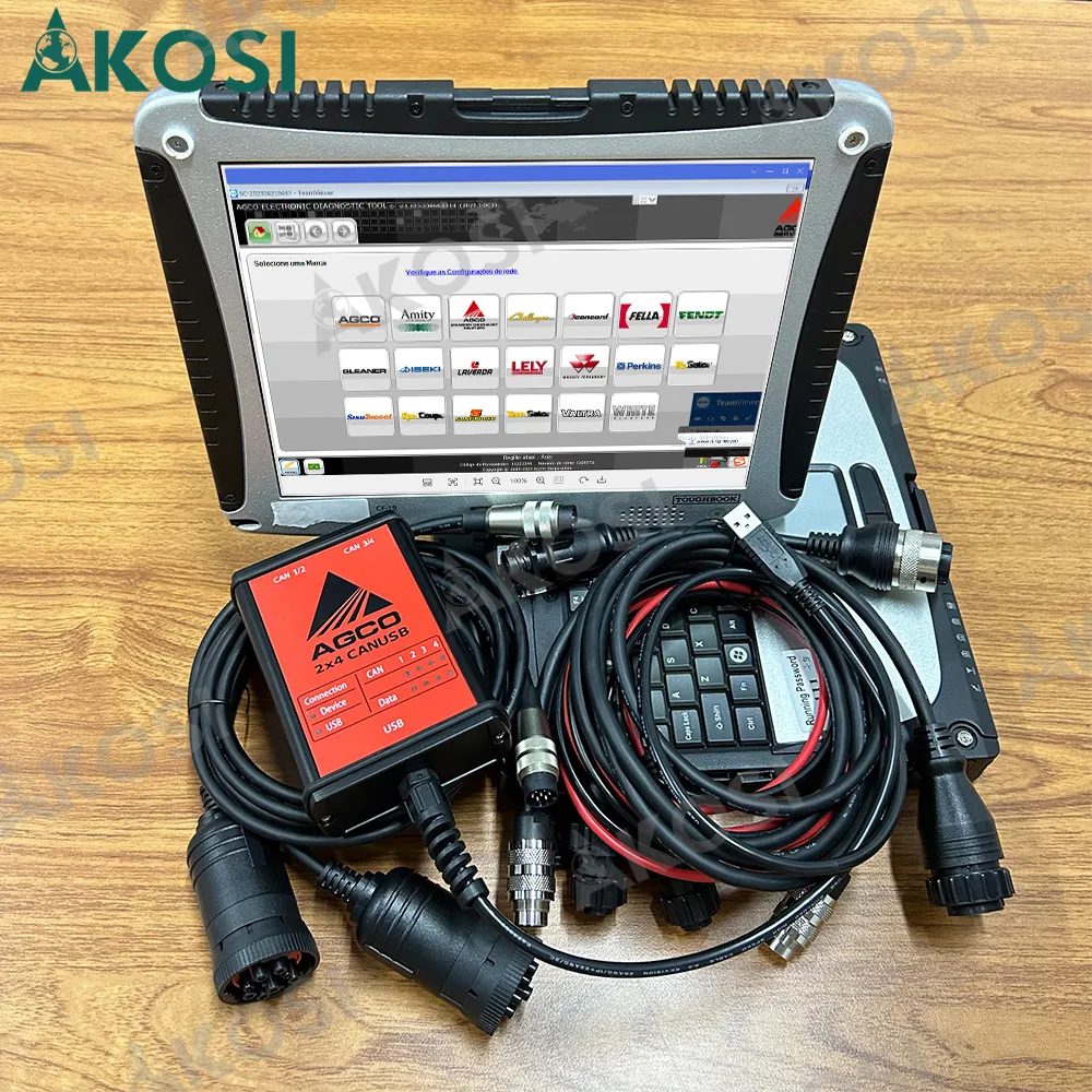 Massey Ferguson FENDT AGCO CANUSB Electronic Diagnostic Tool with CF19 ...