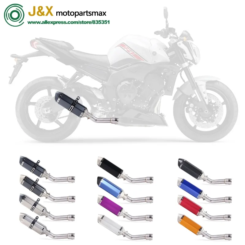 For Yamaha FZ1 2006-2016 Motorcycle Mid Link Pipe Exhaust