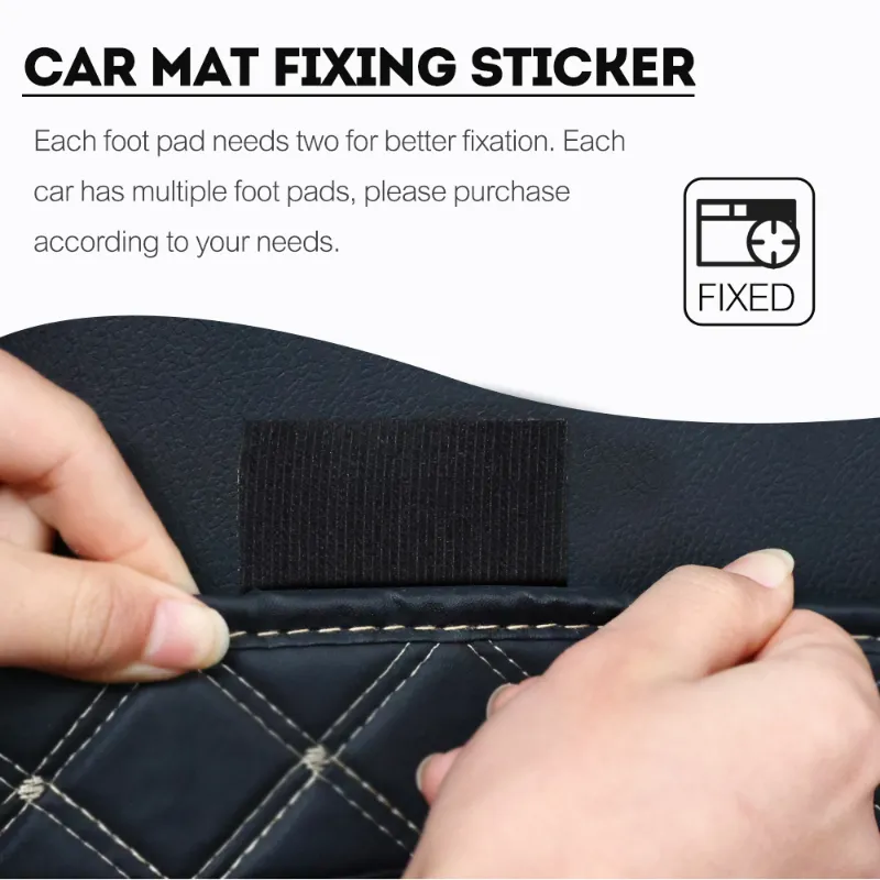 Universal Car Carpet Mat Fixing Stickers Self-Adhesive Anti-Slip Tape ...