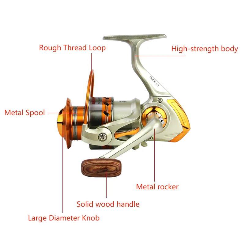 ef5000 fishing reel Qtqgoitem 10BB Saltwater Freshwater Reels Spinning 5.5:1 (model: ed2 109 306 83d 0b6): Buy Online at Best Price in UAE Whilst other reels sometimes sacrifice weight for strength YUMOSHI REELSKING Reel Pancing Spinning