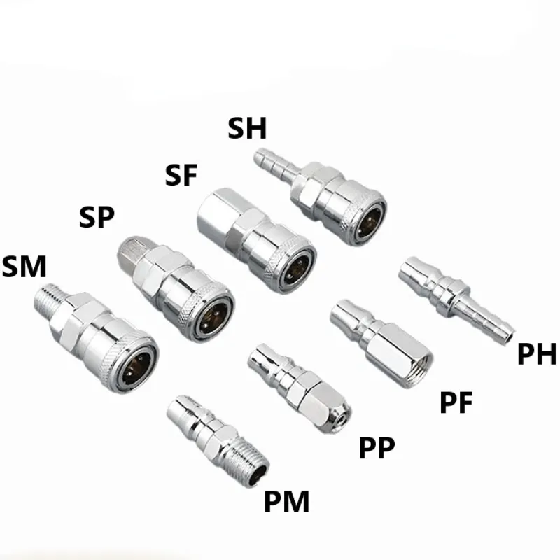 Compressor Fitting Types Air Compressor Pneumatic Fitting C Type Hose Quick Connector High ...