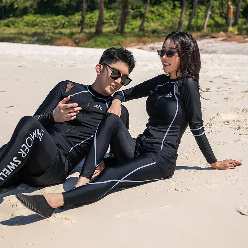 long sleeve swim dress Rash Guard Sleeve Swimming Women's Suit Up Long Sleeve T-Shirt Duluth a flattering curved hem that dips slightly in the back Women's Long Sleeve Swimwear &