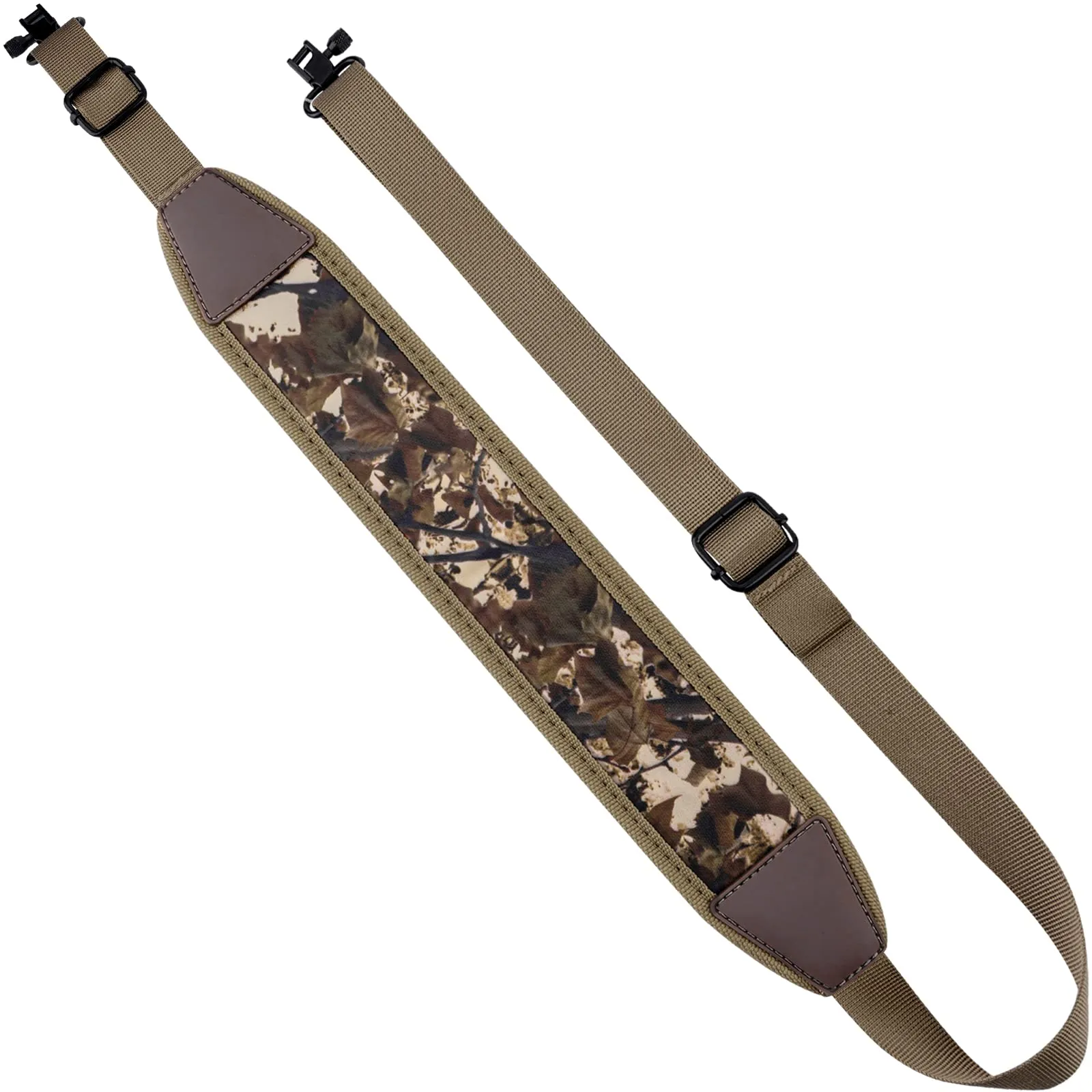 2 Point Rifle Sling - Adjustable Gun Sling With Fast-Loop 1.25" Webbing