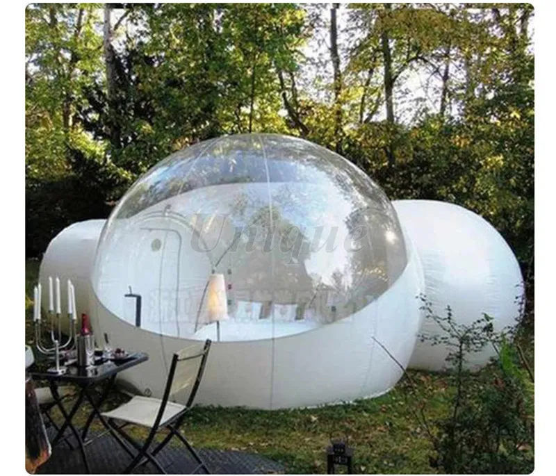 Transparent Inflatable Outdoor Tent, 4m Large Air Bubble Family Hut for ...