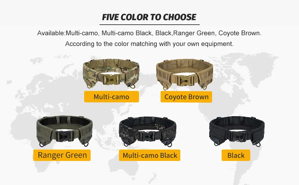 Tasmanian Tiger Modular Belt, Olive, tactische riem, Large | Voordelig