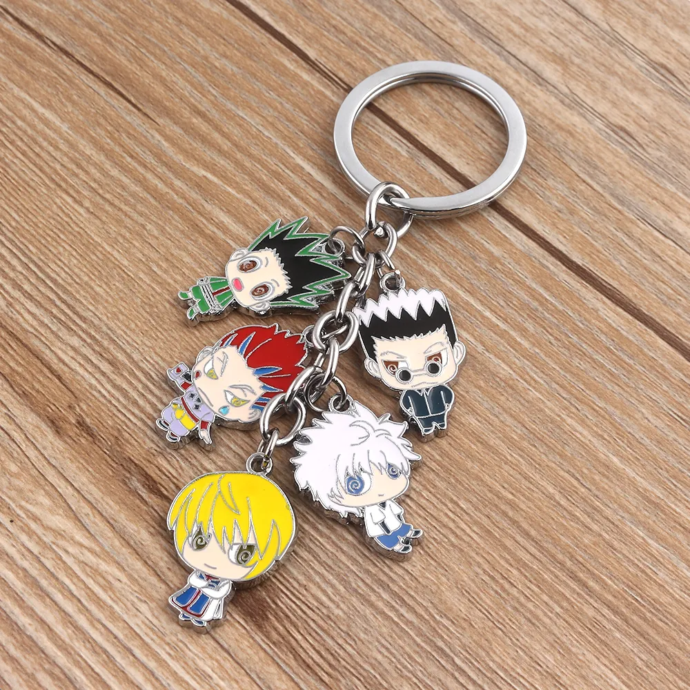 Anime Hunter x Hunter Keychain, GON & Killua Zoldyck Metal