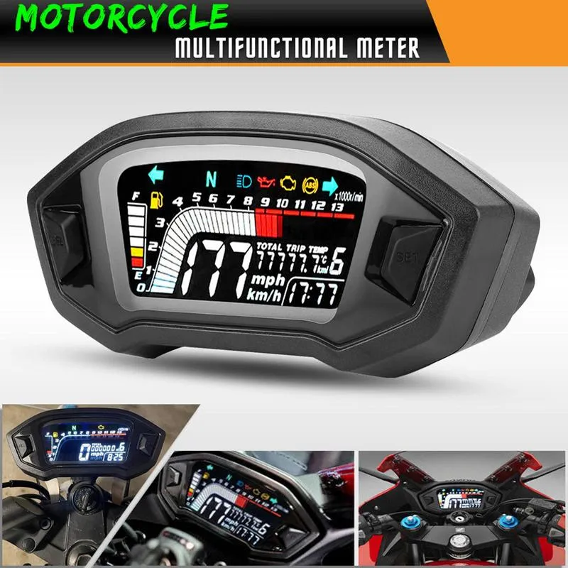 Bicycle Odometer Speedometer Motorcycle LCD Digital